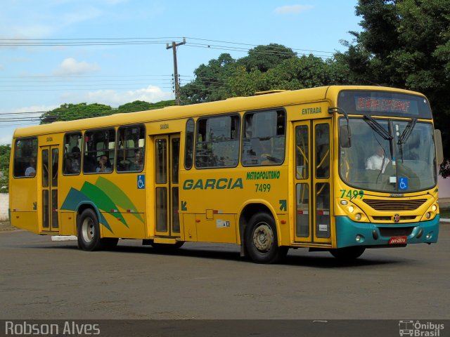 Viação Garcia 7499 na cidade de Paranavaí, Paraná, Brasil, por Robson Alves. Número da foto: #3868654.
