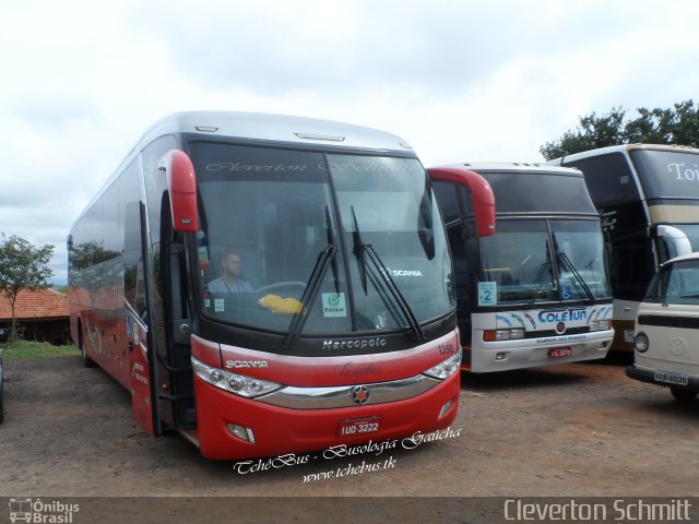 Turgatur Turismo 1350 na cidade de Cachoeira do Sul, Rio Grande do Sul, Brasil, por Cleverton Schmitt. ID da foto: 3868625.