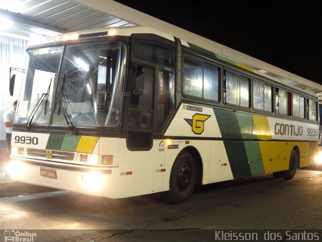 Empresa Gontijo de Transportes 9930 na cidade de Belo Horizonte, Minas Gerais, Brasil, por Kleisson  dos Santos. ID da foto: 3868406.