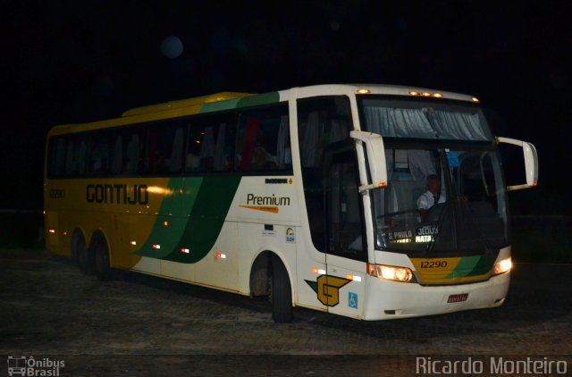 Empresa Gontijo de Transportes 12290 na cidade de Leopoldina, Minas Gerais, Brasil, por Ricardo Silva Monteiro. Número da foto: #3867570.