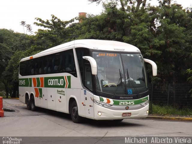 Empresa Gontijo de Transportes 21345 na cidade de São Paulo, São Paulo, Brasil, por Michael  Alberto Vieira. ID da foto: 3867347.