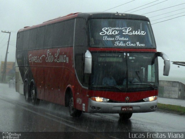 Expresso São Luiz 6920 na cidade de Messias, Alagoas, Brasil, por Lucas Freitas Viana. ID da foto: 3868798.