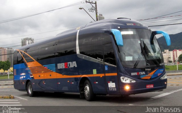 Breda Transportes e Serviços 1728 na cidade de Mogi das Cruzes, São Paulo, Brasil, por Jean Passos. Número da foto: #3869256.