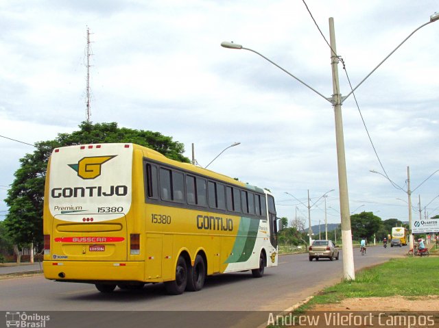 Empresa Gontijo de Transportes 15380 na cidade de Pirapora, Minas Gerais, Brasil, por Andrew Campos. ID da foto: 3871014.