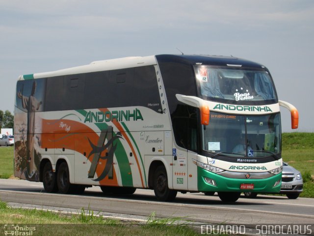 Empresa de Transportes Andorinha 6260 na cidade de Sorocaba, São Paulo, Brasil, por EDUARDO - SOROCABUS. Número da foto: #3870081.