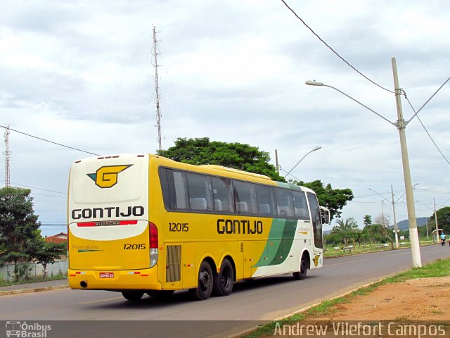 Empresa Gontijo de Transportes 12015 na cidade de Pirapora, Minas Gerais, Brasil, por Andrew Campos. ID da foto: 3871009.