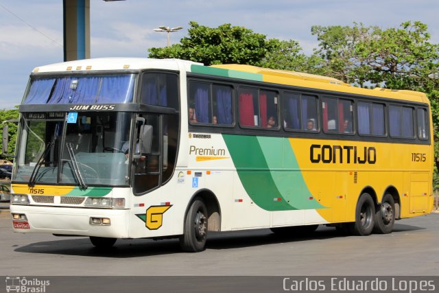 Empresa Gontijo de Transportes 11515 na cidade de Montes Claros, Minas Gerais, Brasil, por Carlos Eduardo Lopes. ID da foto: 3871305.