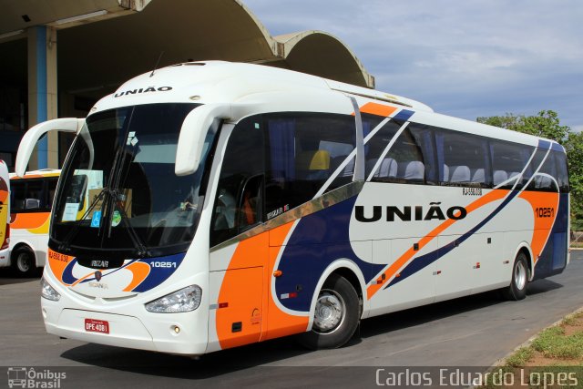 Expresso União 10251 na cidade de Montes Claros, Minas Gerais, Brasil, por Carlos Eduardo Lopes. Número da foto: #3871293.