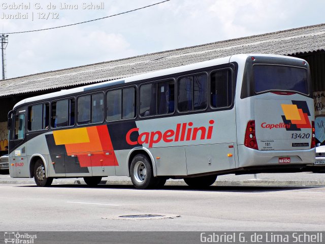 Transportes Capellini 13420 na cidade de Jundiaí, São Paulo, Brasil, por Gabriel Giacomin de Lima. Número da foto: #3871018.