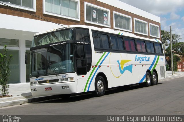 Transporte Argenta - Argentur 714 na cidade de Tramandaí, Rio Grande do Sul, Brasil, por Daniel Espindola Dorneles. Número da foto: #3869995.