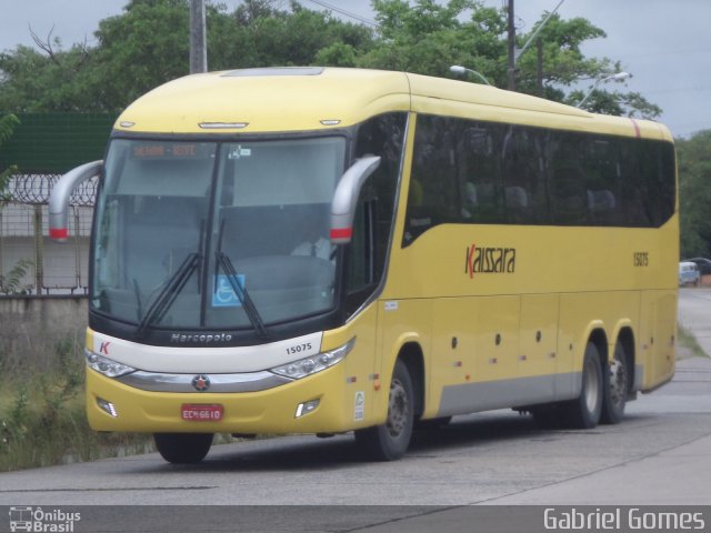 Kaissara - Viação Caiçara 15075 na cidade de Recife, Pernambuco, Brasil, por Gabriel  Gomes. ID da foto: 3869875.