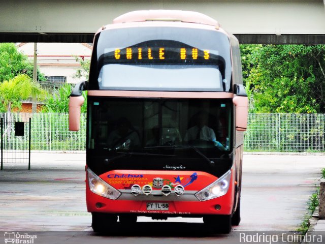 Chilebus Internacional 221 na cidade de Curitiba, Paraná, Brasil, por Rodrigo Coimbra. ID da foto: 3869460.