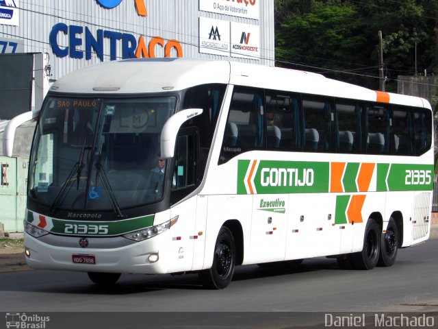 Empresa Gontijo de Transportes 21335 na cidade de Ilhéus, Bahia, Brasil, por Daniel  Machado. Número da foto: #3871115.