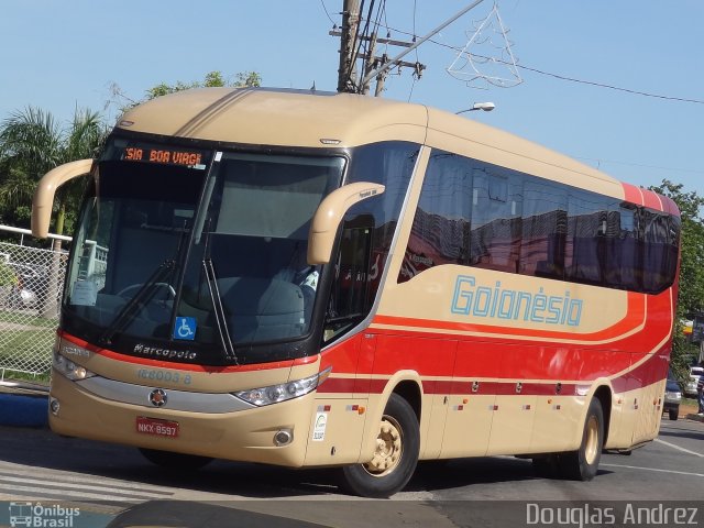 Auto Viação Goianésia 168003-8 na cidade de Goiânia, Goiás, Brasil, por Douglas Andrez. Número da foto: #3873309.