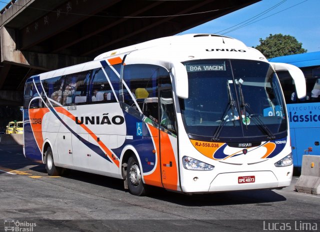 Expresso União 10249 na cidade de Rio de Janeiro, Rio de Janeiro, Brasil, por Lucas Lima. Número da foto: #3873759.