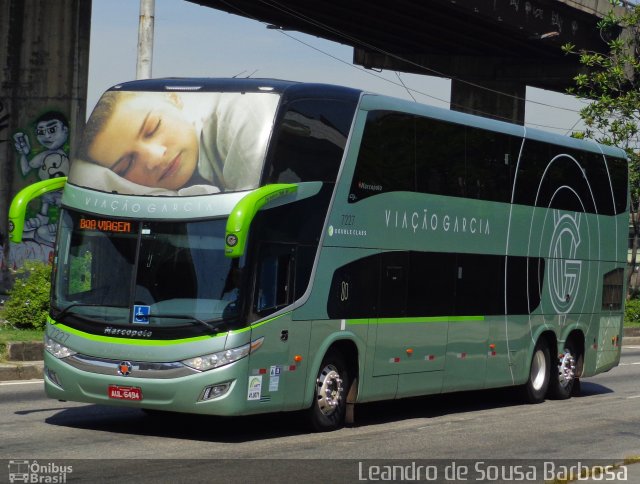 Viação Garcia 7227 na cidade de Rio de Janeiro, Rio de Janeiro, Brasil, por Leandro de Sousa Barbosa. Número da foto: #3873644.