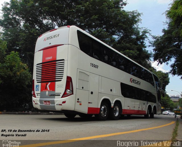 Kaissara - Viação Caiçara 15507 na cidade de São Paulo, São Paulo, Brasil, por Rogério Teixeira Varadi. Número da foto: #3874279.