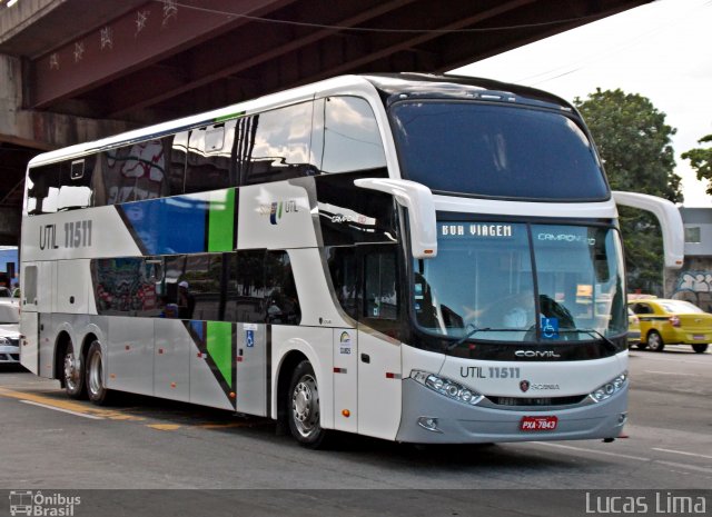 UTIL - União Transporte Interestadual de Luxo 11511 na cidade de Rio de Janeiro, Rio de Janeiro, Brasil, por Lucas Lima. Número da foto: #3873681.