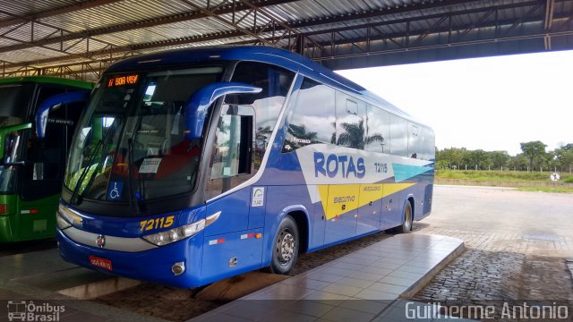 RodeRotas - Rotas de Viação do Triângulo 72115 na cidade de Araguari, Minas Gerais, Brasil, por Guilherme Antonio. Número da foto: #3873530.
