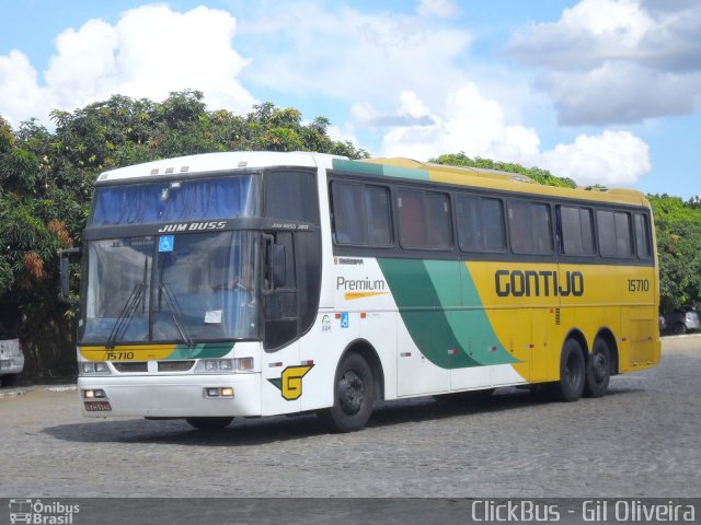 Empresa Gontijo de Transportes 15710 na cidade de Vitória da Conquista, Bahia, Brasil, por Virgílio Oliveira. ID da foto: 3872494.