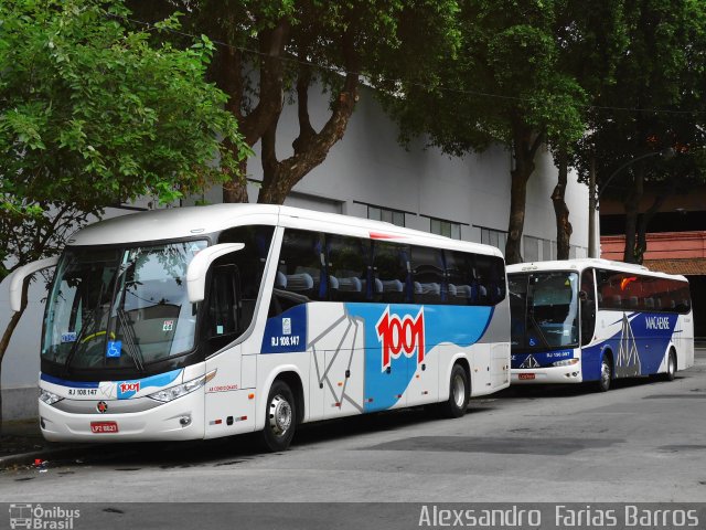 Auto Viação 1001 RJ 108.147 na cidade de Rio de Janeiro, Rio de Janeiro, Brasil, por Alexsandro  Farias Barros. ID da foto: 3876363.