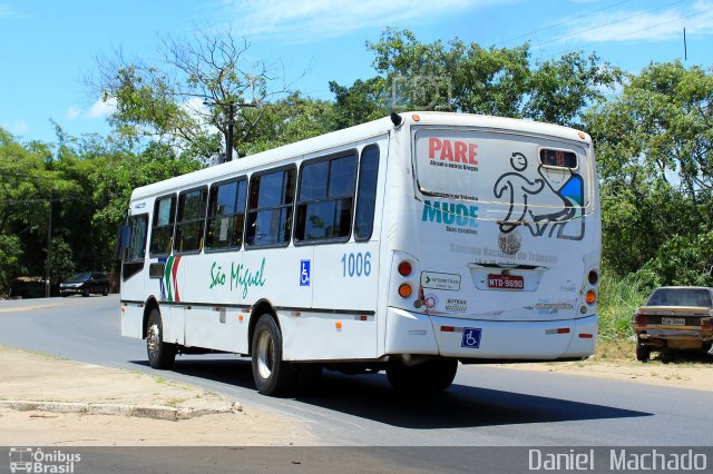 Transportes Urbanos São Miguel de Ilhéus 1006 na cidade de Ilhéus, Bahia, Brasil, por Daniel  Machado. ID da foto: 3876238.