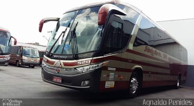 Santa Maria Fretamento e Turismo > Transportes Santa Maria(SP) 520 na cidade de São Bernardo do Campo, São Paulo, Brasil, por Agnaldo Penides. Número da foto: #3874743.