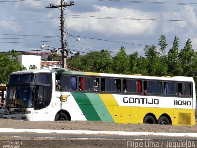 Empresa Gontijo de Transportes 11090 na cidade de Jequié, Bahia, Brasil, por Filipe Lima. ID da foto: 3875489.