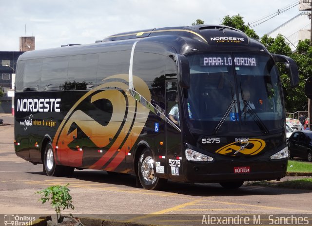 Expresso Nordeste 5275 na cidade de Cascavel, Paraná, Brasil, por Alexandre M.  Sanches. Número da foto: #3877282.