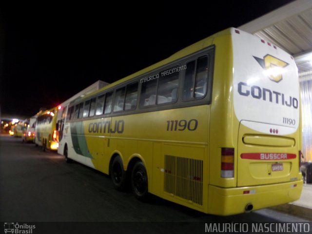 Empresa Gontijo de Transportes 11190 na cidade de Belo Horizonte, Minas Gerais, Brasil, por Maurício Nascimento. ID da foto: 3877338.