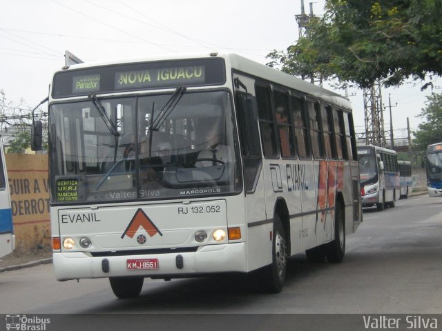 Evanil Transportes e Turismo RJ 132.052 na cidade de Nova Iguaçu, Rio de Janeiro, Brasil, por Valter Silva. Número da foto: #3875835.