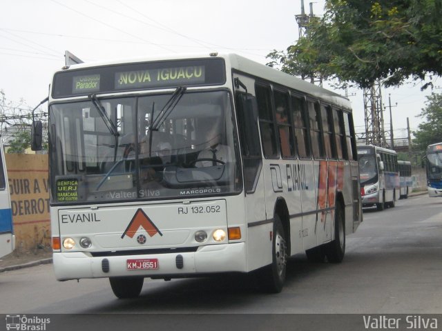 Evanil Transportes e Turismo RJ 132.052 na cidade de Nova Iguaçu, Rio de Janeiro, Brasil, por Valter Silva. ID da foto: 3875835.