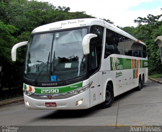 Cia. São Geraldo de Viação 21590 na cidade de São Paulo, São Paulo, Brasil, por Jean Passos. Número da foto: #3874659.
