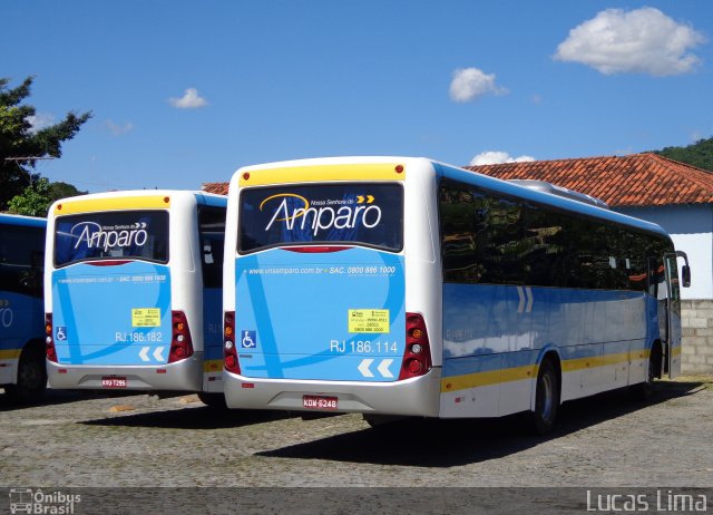 Viação Nossa Senhora do Amparo RJ 186.114 na cidade de Maricá, Rio de Janeiro, Brasil, por Lucas Lima. ID da foto: 3877229.