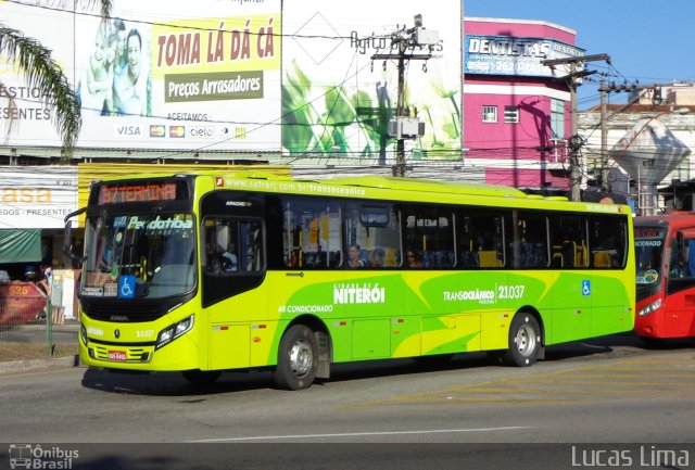 Viação Pendotiba 2.1.037 na cidade de Niterói, Rio de Janeiro, Brasil, por Lucas Lima. Número da foto: #3877255.