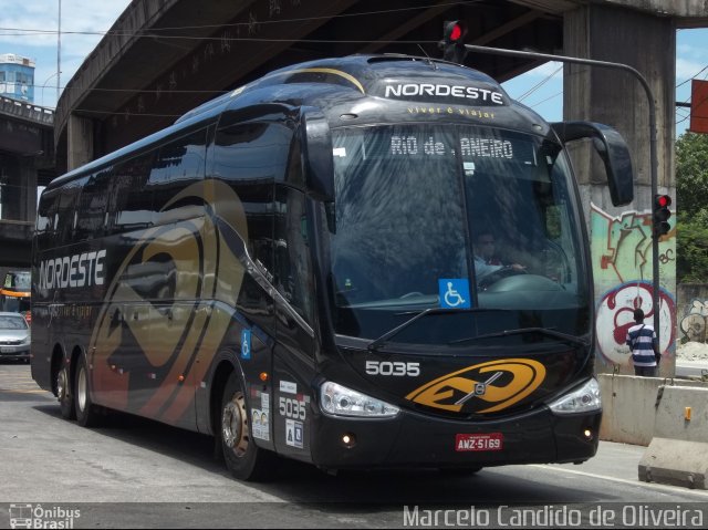 Expresso Nordeste 5035 na cidade de Rio de Janeiro, Rio de Janeiro, Brasil, por Marcelo Candido de Oliveira. Número da foto: #3876237.