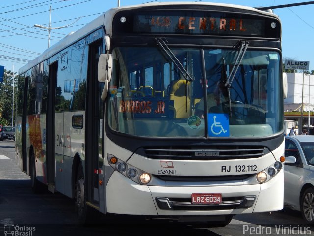 Evanil Transportes e Turismo RJ 132.112 na cidade de Nova Iguaçu, Rio de Janeiro, Brasil, por Pedro Vinicius. ID da foto: 3875460.