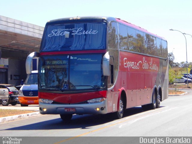 Expresso São Luiz 7160 na cidade de Brasília, Distrito Federal, Brasil, por Douglas  Brandao da Silva. Número da foto: #3875620.