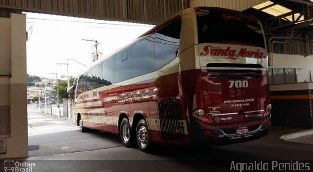 Santa Maria Fretamento e Turismo > Transportes Santa Maria(SP) 700 na cidade de São Bernardo do Campo, São Paulo, Brasil, por Agnaldo Penides. Número da foto: #3874745.