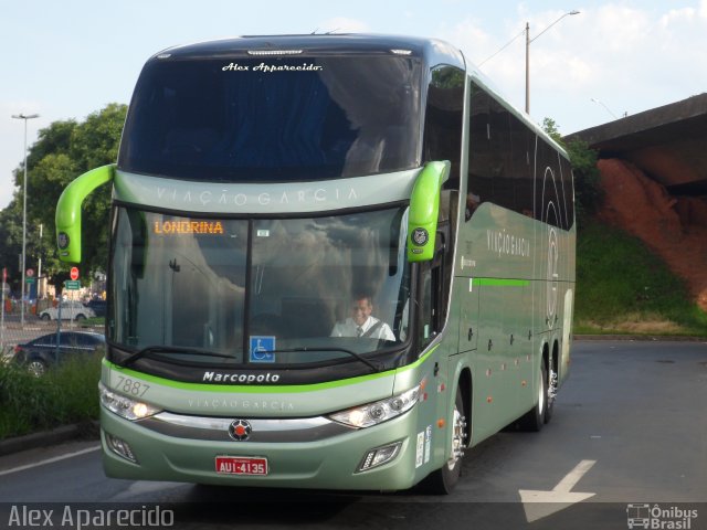 Viação Garcia 7887 na cidade de Campinas, São Paulo, Brasil, por Alex Aparecido. Número da foto: #3874452.