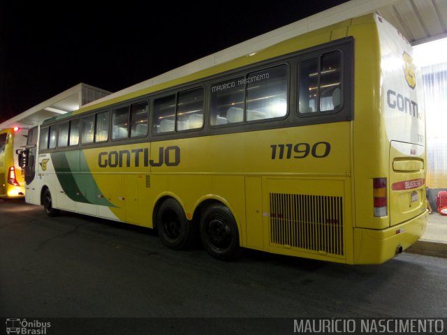 Empresa Gontijo de Transportes 11190 na cidade de Belo Horizonte, Minas Gerais, Brasil, por Maurício Nascimento. ID da foto: 3877389.