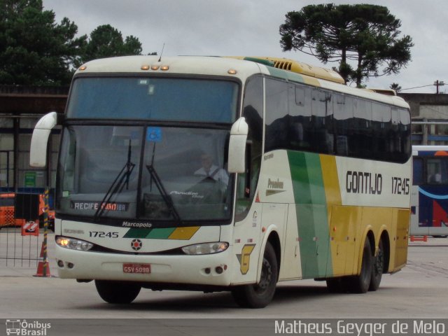 Empresa Gontijo de Transportes 17245 na cidade de Curitiba, Paraná, Brasil, por Matheus  Geyger de Melo. Número da foto: #3877628.