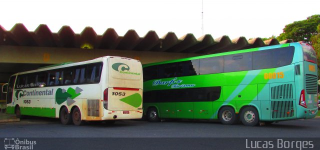 Viação Continental de Transportes 1053 na cidade de Araxá, Minas Gerais, Brasil, por Lucas Borges . Número da foto: #3879643.