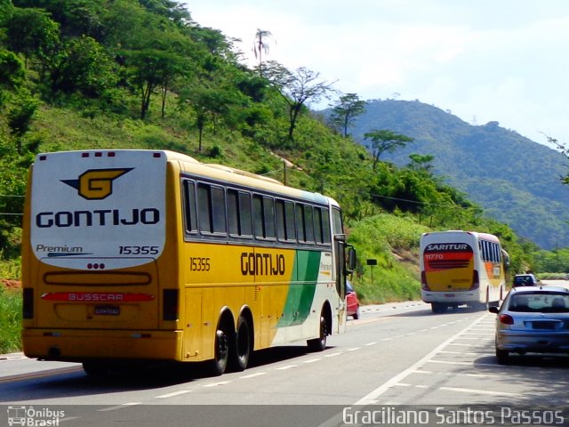 Empresa Gontijo de Transportes 15355 na cidade de Timóteo, Minas Gerais, Brasil, por Graciliano Santos Passos. ID da foto: 3877514.