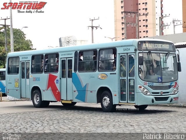 Rota Sol > Vega Transporte Urbano 35938 na cidade de Fortaleza, Ceará, Brasil, por Patrick Ribeiro. Número da foto: #3878705.