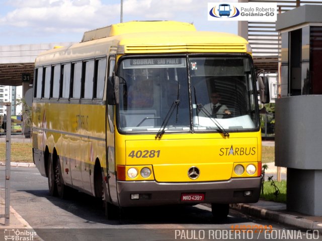 Viação Itapemirim 40281 na cidade de Brasília, Distrito Federal, Brasil, por Paulo Roberto de Morais Amorim. ID da foto: 3878349.