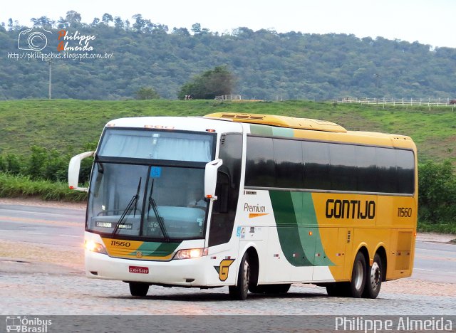 Empresa Gontijo de Transportes 11560 na cidade de João Monlevade, Minas Gerais, Brasil, por Philippe Almeida. Número da foto: #3879374.