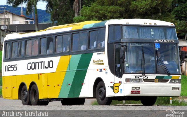 Empresa Gontijo de Transportes 11255 na cidade de Perdões, Minas Gerais, Brasil, por Andrey Gustavo. ID da foto: 3878445.