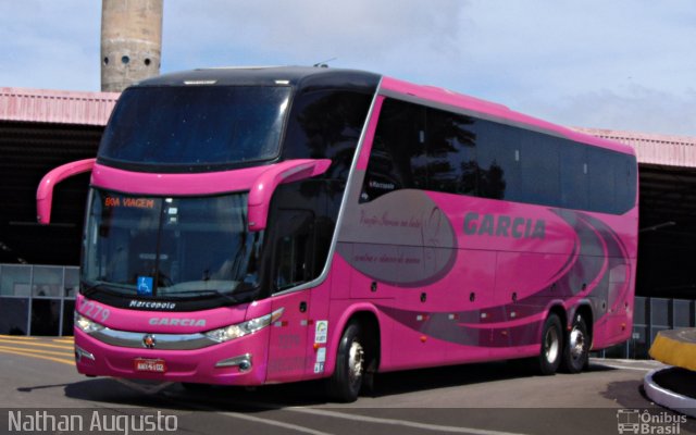 Viação Garcia 7279 na cidade de Londrina, Paraná, Brasil, por Nathan Augusto. Número da foto: #3878550.