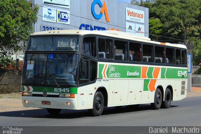 Cia. São Geraldo de Viação 6345 na cidade de Ilhéus, Bahia, Brasil, por Daniel  Machado. Número da foto: #3878377.